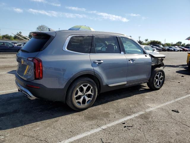 5XYP3DHC4MG109461 - 2021 KIA TELLURIDE EX SILVER photo 3