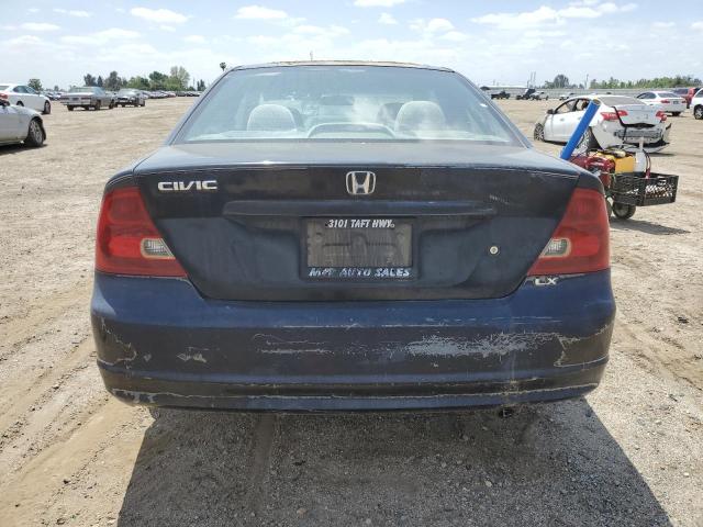 1HGEM22693L017097 - 2003 HONDA CIVIC LX BLACK photo 6