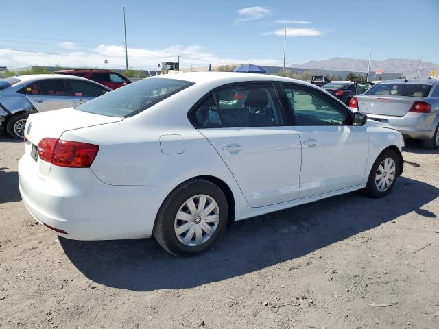 3VW2K7AJ9EM407576 - 2014 VOLKSWAGEN JETTA BASE WHITE photo 3