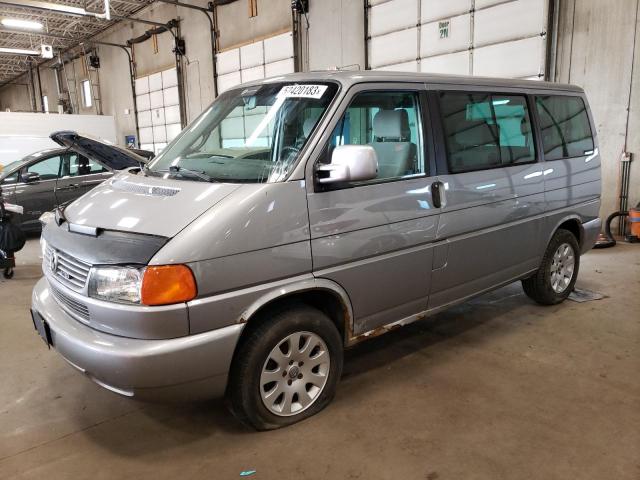 WV2KH4704YH148374 - 2000 VOLKSWAGEN EUROVAN GLS GRAY photo 1