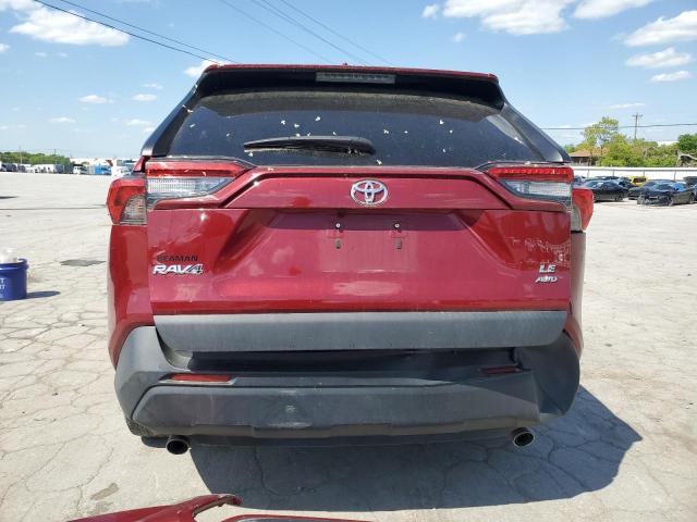 2T3F1RFV5LC092755 - 2020 TOYOTA RAV4 LE RED photo 6