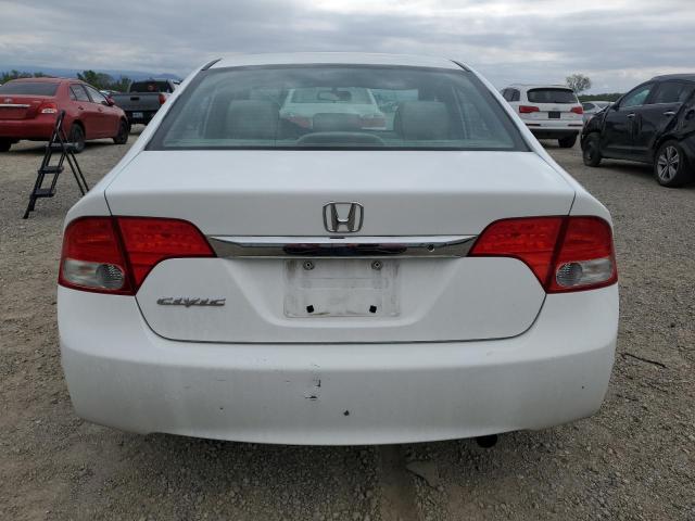 19XFA1F5XAE076933 - 2010 HONDA CIVIC LX WHITE photo 6