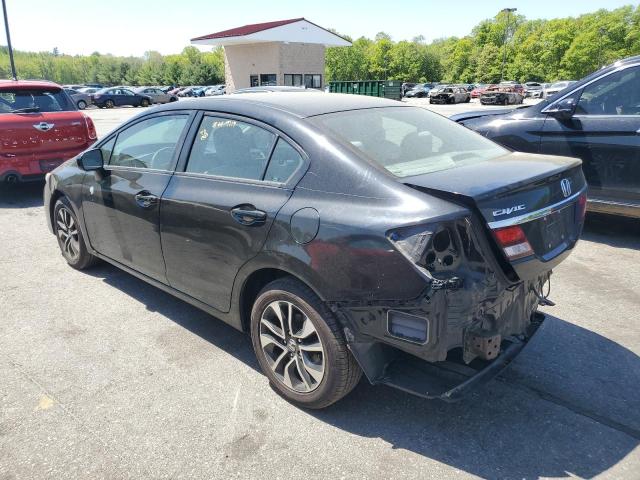 2HGFB2F86EH533259 - 2014 HONDA CIVIC EX BLACK photo 2