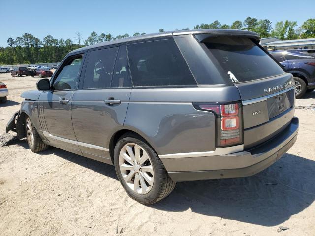 SALGS2VF7FA231443 - 2015 LAND ROVER RANGE ROVER HSE GRAY photo 2
