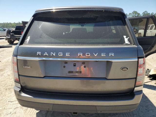 SALGS2VF7FA231443 - 2015 LAND ROVER RANGE ROVER HSE GRAY photo 6