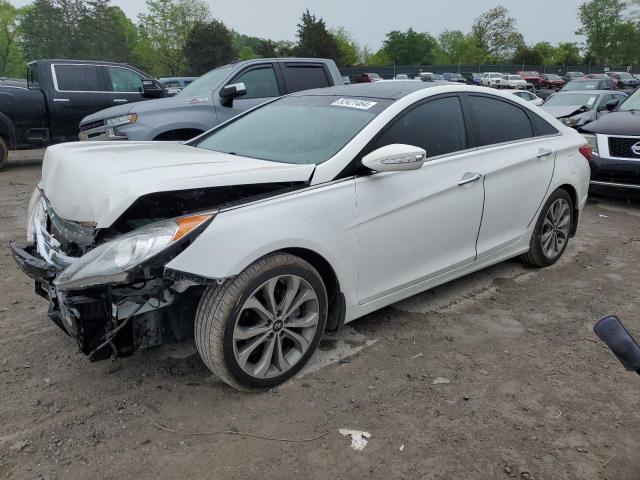 5NPEC4AB3DH626929 - 2013 HYUNDAI SONATA SE/ SE WHITE photo 1