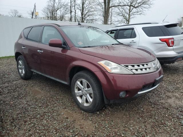 JN8AZ08W16W501525 - 2006 NISSAN MURANO SL BURGUNDY photo 4