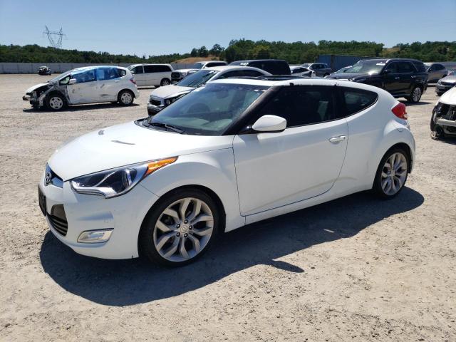 KMHTC6AD1DU133191 - 2013 HYUNDAI VELOSTER WHITE photo 1