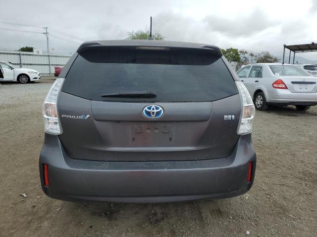 JTDZN3EU0EJ014746 - 2014 TOYOTA PRIUS V GRAY photo 6