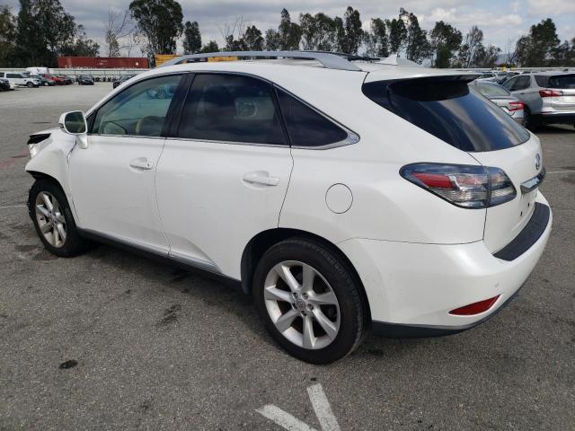 2T2ZK1BA8CC081574 - 2012 LEXUS RX 350 WHITE photo 2