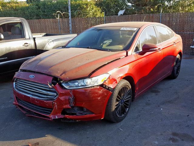 3FA6P0HD9ER274663 - 2014 FORD FUSION SE  photo 2