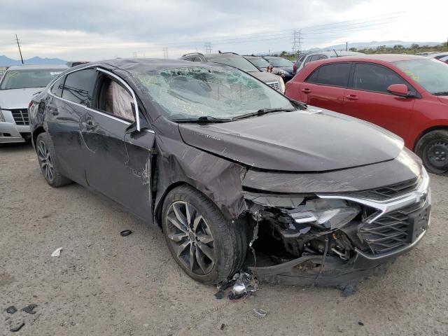 1G1ZG5ST2MF059845 - 2021 CHEVROLET MALIBU RS MAROON photo 4