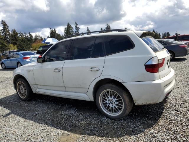 WBXPC93407WF13707 - 2007 BMW X3 3.0SI WHITE photo 2