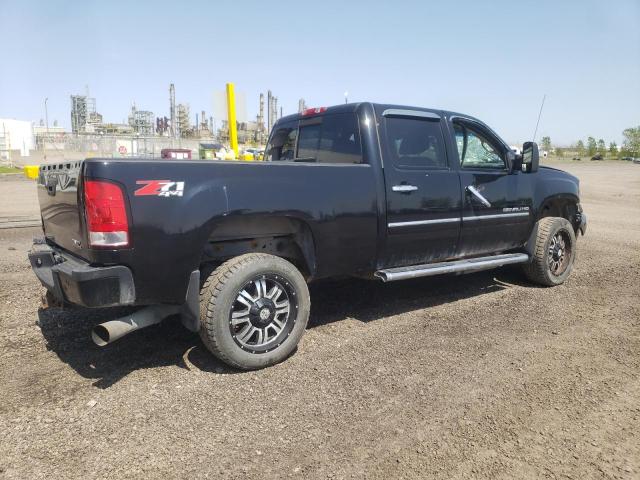 1GT125C80BF206674 - 2011 GMC SIERRA K2500 DENALI BLACK photo 3