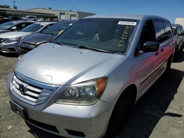 5FNRL3H21AB026681 - 2010 HONDA ODYSSEY LX SILVER photo 1