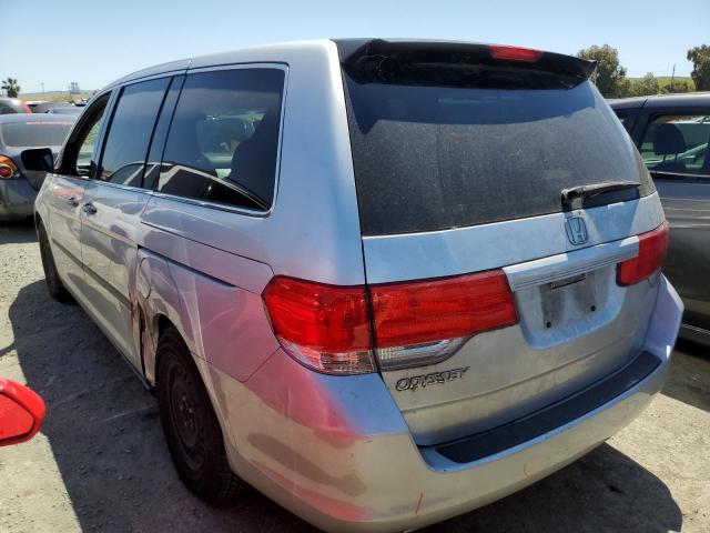 5FNRL3H21AB026681 - 2010 HONDA ODYSSEY LX SILVER photo 2