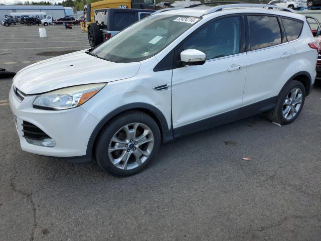 1FMCU9JX8EUC14991 - 2014 FORD ESCAPE TITANIUM WHITE photo 1