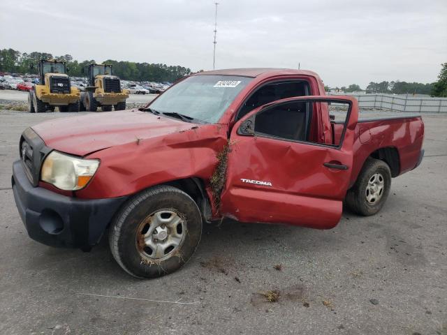 5TENX22N77Z377070 - 2007 TOYOTA TACOMA RED photo 1