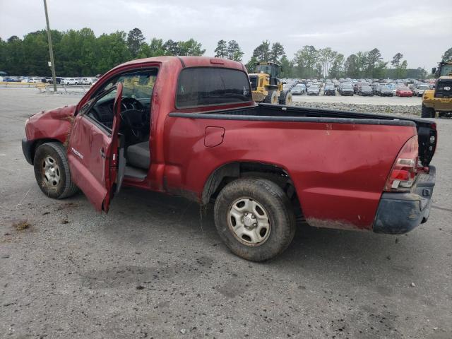 5TENX22N77Z377070 - 2007 TOYOTA TACOMA RED photo 2