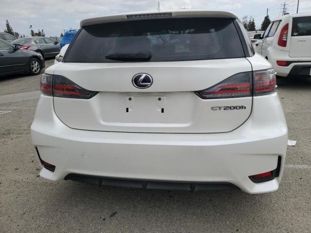 JTHKD5BH1G2252785 - 2016 LEXUS CT 200 WHITE photo 6