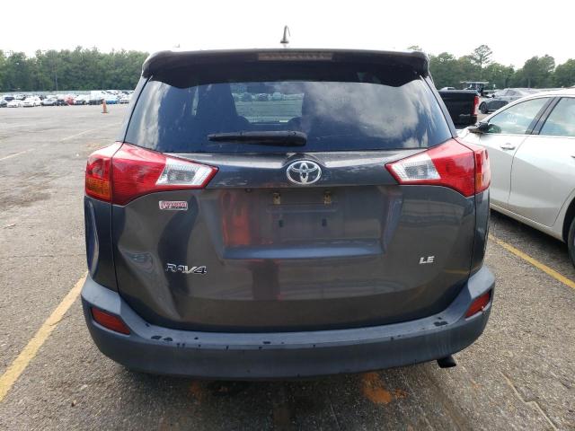 2T3ZFREV4DW009171 - 2013 TOYOTA RAV4 LE GRAY photo 6