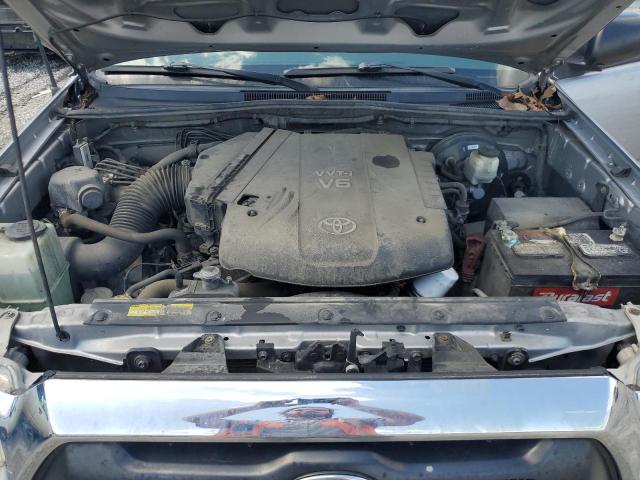 5TFJU4GN9EX057703 - 2014 TOYOTA TACOMA DOUBLE CAB PRERUNNER SILVER photo 11