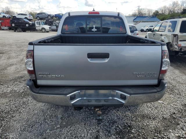 5TFJU4GN9EX057703 - 2014 TOYOTA TACOMA DOUBLE CAB PRERUNNER SILVER photo 6