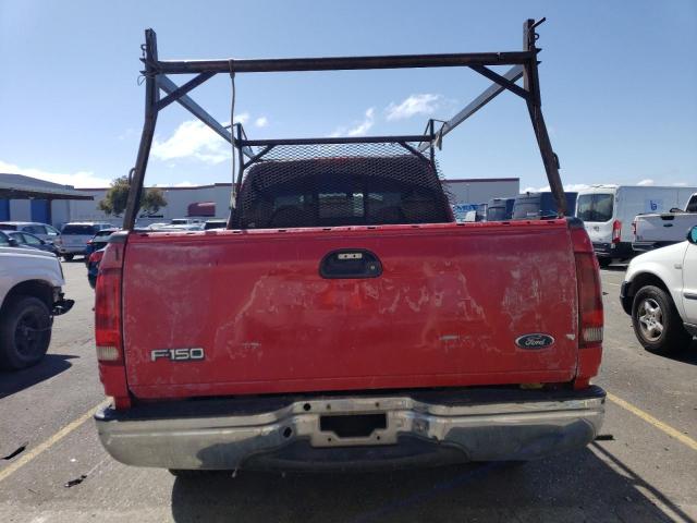 1FTRX18W1XNA10938 - 1999 FORD F150 RED photo 6