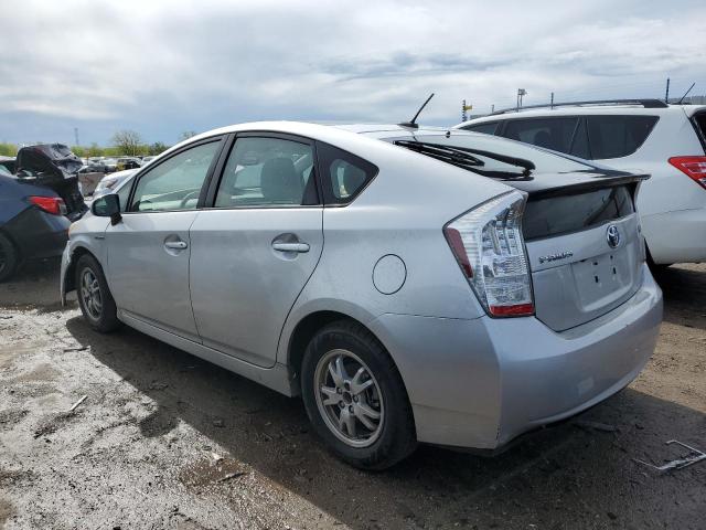 JTDKN3DU6B1430900 - 2011 TOYOTA PRIUS SILVER photo 2