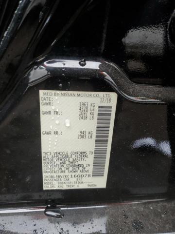 1N4BL4BV2KC160078 - 2019 NISSAN ALTIMA S BLACK photo 12