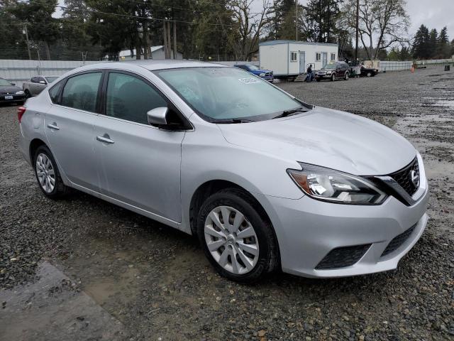 3N1AB7AP8HY253316 - 2017 NISSAN SENTRA S SILVER photo 4