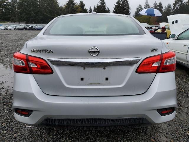 3N1AB7AP8HY253316 - 2017 NISSAN SENTRA S SILVER photo 6