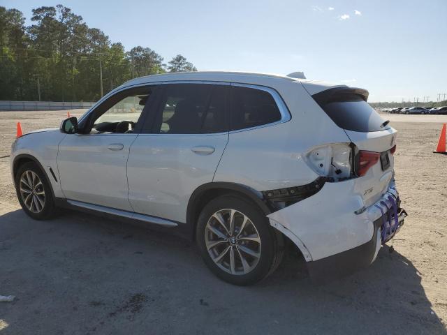 5UXTR7C59KLR52093 - 2019 BMW X3 SDRIVE30I WHITE photo 2