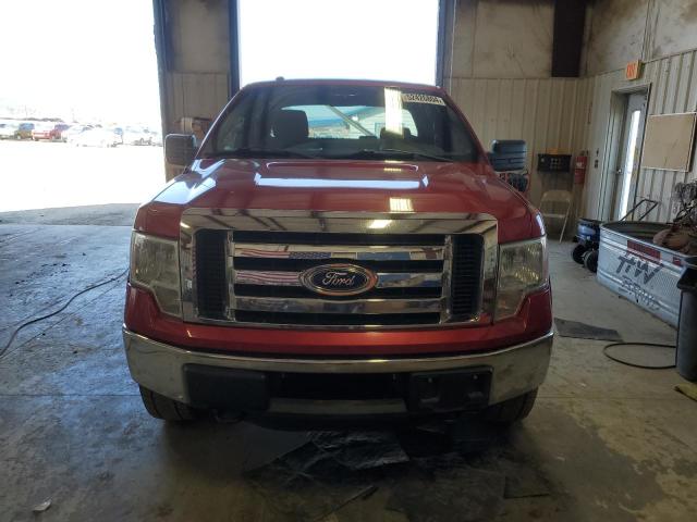 1FTFX1ET1CFB16596 - 2012 FORD F150 SUPER CAB BURGUNDY photo 5