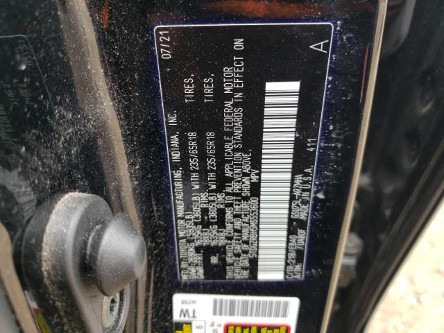 5TDGZRBH5MS553600 - 2021 TOYOTA HIGHLANDER XLE 黑色 照片 13
