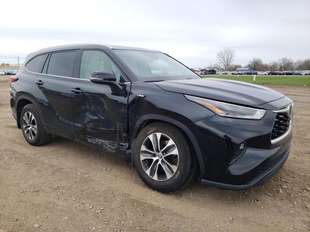 5TDGZRBH5MS553600 - 2021 TOYOTA HIGHLANDER XLE 黑色 照片 4