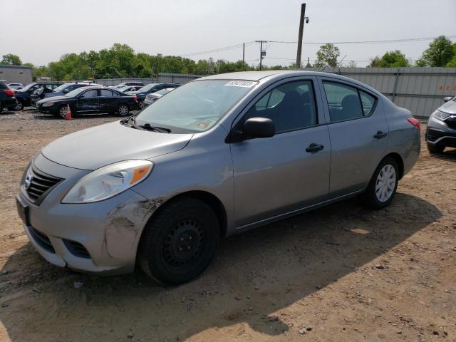 3N1CN7AP0DL842206 - 2013 NISSAN VERSA S GRAY photo 1