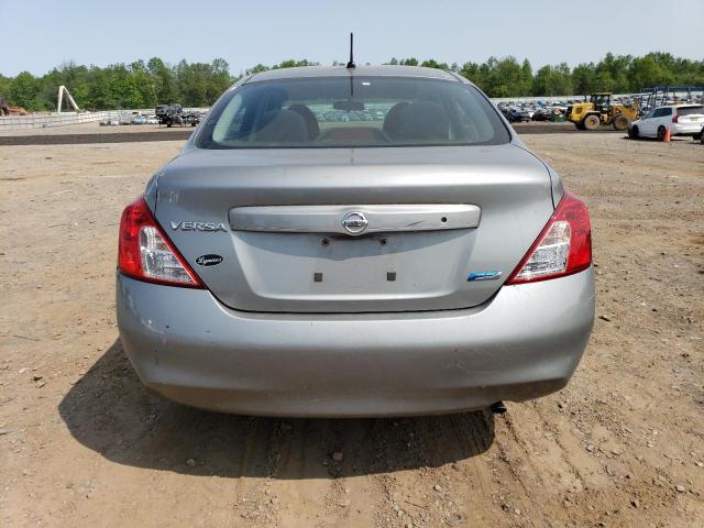 3N1CN7AP0DL842206 - 2013 NISSAN VERSA S GRAY photo 6