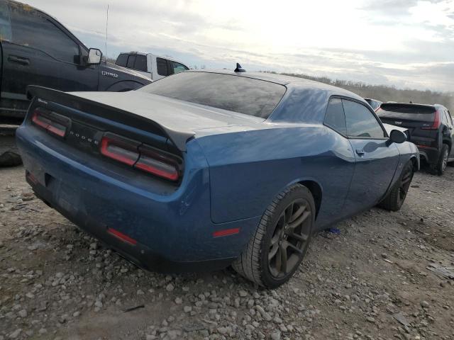 2C3CDZFJ1NH109046 - 2022 DODGE CHALLENGER R/T SCAT PACK BLUE photo 3