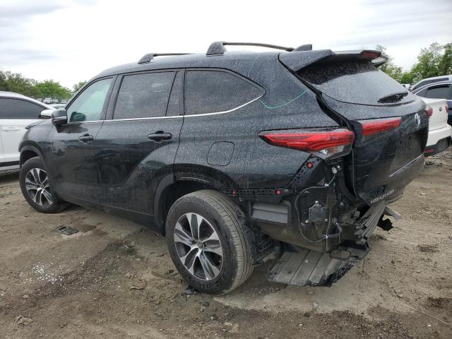 5TDGZRBH6LS512844 - 2020 TOYOTA HIGHLANDER XLE Qara foto 2