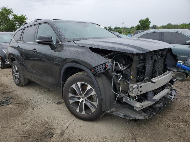 5TDGZRBH6LS512844 - 2020 TOYOTA HIGHLANDER XLE Qara foto 4