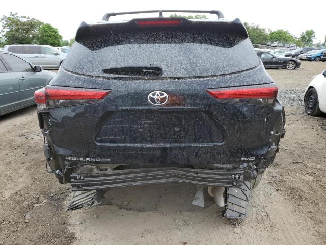 5TDGZRBH6LS512844 - 2020 TOYOTA HIGHLANDER XLE Qara foto 6