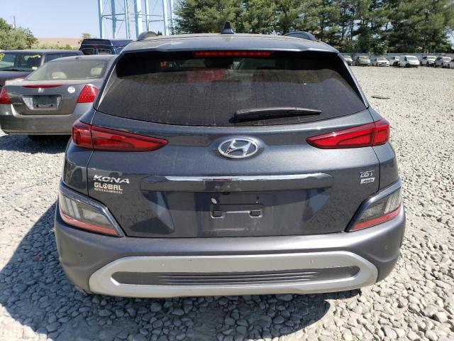 KM8K5CA33NU794041 - 2022 HYUNDAI KONA LIMITED GRAY photo 6