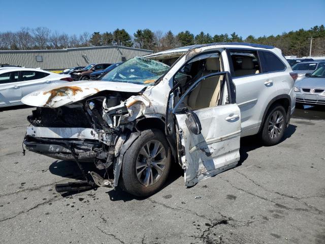 5TDJKRFH5FS205660 - 2015 TOYOTA HIGHLANDER XLE WHITE photo 1