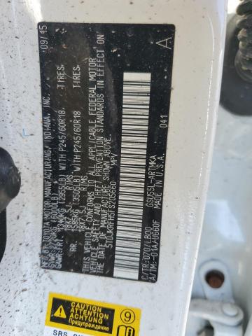 5TDJKRFH5FS205660 - 2015 TOYOTA HIGHLANDER XLE WHITE photo 14