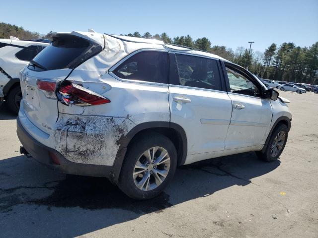 5TDJKRFH5FS205660 - 2015 TOYOTA HIGHLANDER XLE WHITE photo 3