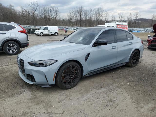 WBS43AY07PFP20074 - 2023 BMW M3 COMPETITION GRAY photo 1