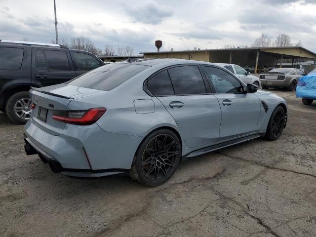 WBS43AY07PFP20074 - 2023 BMW M3 COMPETITION GRAY photo 3