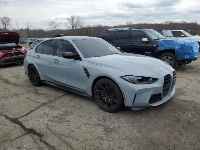 WBS43AY07PFP20074 - 2023 BMW M3 COMPETITION GRAY photo 4