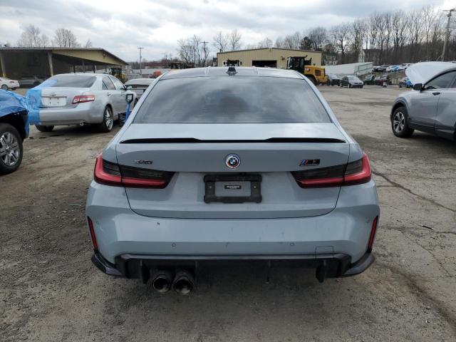 WBS43AY07PFP20074 - 2023 BMW M3 COMPETITION GRAY photo 6